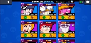 CONTA FULL BRAWL STARS, + DE 30K DE TROFÉUS, 49/49 BRAWLERS