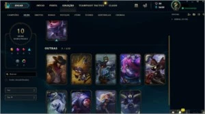 Conta de lol platina 4 com 14k de EA - League of Legends