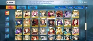 Conta de Fate Grand order/Fate/go NA mobile antiga e custo b