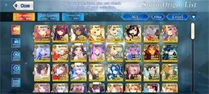 Conta de Fate Grand order/Fate/go NA mobile antiga e custo b