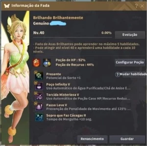 Conta bdo SA, 286/352 + CHAR TOP LIFESKIL - Black Desert