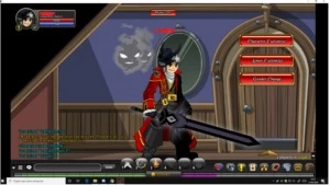aqw conta full top, com a original dark caster - Adventure Quest World