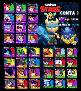 Conta (1) De Braw Stars Upadíssima - Brawl Stars