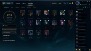 lol, elo PLATINA V. 121 campeões e 25 skins habilitados - League of Legends