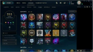 Conta League of legends - Todos os campeões, 183 skins LOL
