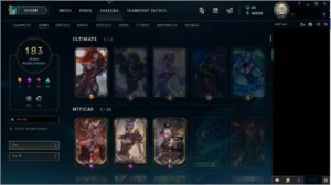 Conta League of legends - Todos os campeões, 183 skins LOL