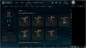 Conta League of legends - Todos os campeões, 183 skins LOL