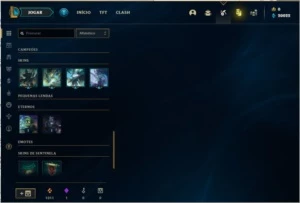 Conta Lol,todos campeões,128 skins, 3 ultimates,10 lendarias - League of Legends