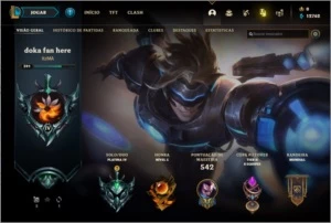 Conta Lol,todos campeões,128 skins, 3 ultimates,10 lendarias - League of Legends