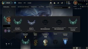 CONTA VALORANT/LOL ASCENDETE 3 E PLATINA 1
