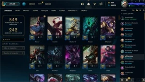 Conta League of Legends LOL