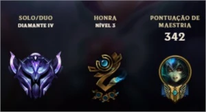 CONTA NO LOL D4 - League of Legends