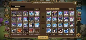 Conta SW com mobs meta - Summoners War