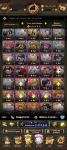 Conta de 7ds 5M de CC box bastante LR e UR raros - Seven Deadly Sins