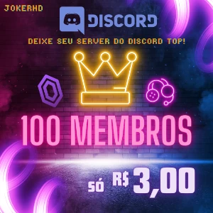 100 Membros para seu servidor do Discord! - Redes Sociais