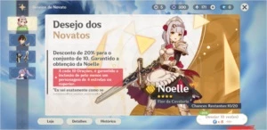 Venti Mona Klee AR36 + Roll Banner Iniciante - Genshin Impact