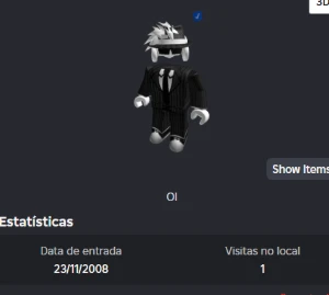 🔥 Conta Rara 2008 | Fedora 4K | +500 Robux | 4K Gasto Esse - Roblox