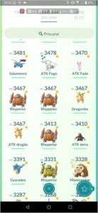 Conta Pokémon Go lv47 já com XP para 48