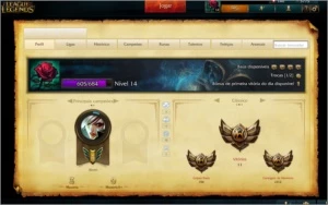 Conta lol lvl 14 +3 Campeões + 5700 Ip + 1 Skin - League of Legends