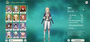 AR 28 - Kamisato+Diluc+Mona+Keqing+Jean+Harpa Celestial - Genshin Impact