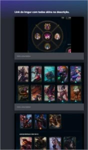 CONTA DE LOL DIAMOND 2 60% WIN RATE,172 SKINS E TODOS CHAMPS - League of Legends