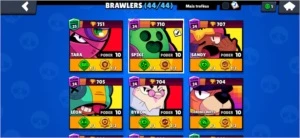 Conta Brawl Stars - Full - 28k troféus - 11k 3v3 - 62 Skins