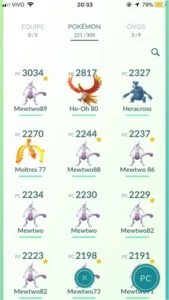 Conta Pokemon Go Lvl 26 (Com lendários) - Pokémon