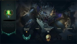 conta platina lol - League of Legends