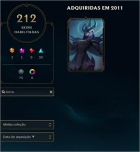 Desde 2010, possui 212 skins (Rammus Rei / Kayle Juíza) - League of Legends LOL