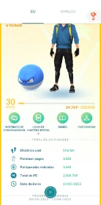 Conta Pokemon GO Nivel 30 - Mais de 25 Brilhantes - Pokémon