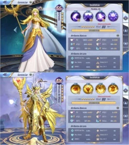 SAINT SEIYA - LEVEL 67 - A1- HADES REPAIR - 22000+ DIAMANTES - Saint Seiya Awakening SSA