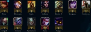 CONTA DE LEAGUE OF LEGENDS LOL