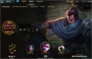 CONTA DE LEAGUE OF LEGENDS LOL