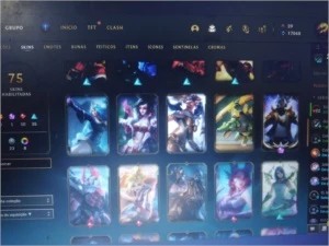 Conta lol nivel 192 gold4 todas as skins do yasuo +70 - League of Legends