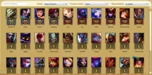 CONTA LEAGUE OF LEGENDS BR- 13 SKINS - 40 CHAMP - UNRANKED LOL