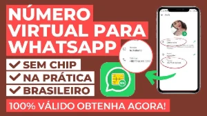 Números virtual Facebook, shoppe,  [conteúdo removido] app, Tinder - Outros