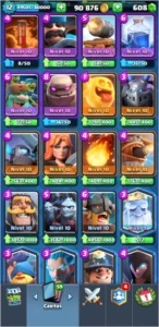 Pass royale(10/09) LVL12 Mestre I,Todas as cartas+ 600 gemas - Clash Royale