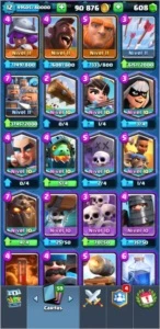 Pass royale(10/09) LVL12 Mestre I,Todas as cartas+ 600 gemas