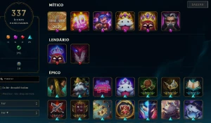 Vendo Conta De Lol Full Acesso 235 Skins , Prata Atualmente! - League of Legends