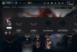 Ferro 2 com 100 Champs e 82 Skins +45 Essencias Miticas