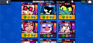 Conta antiga com TODOS os passes com Max. De troféus 42k - Brawl Stars
