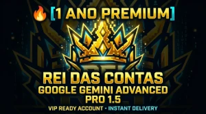 👑 Gemini Advanced (Pro) + 2TB Drive | 30 Dias de Garantia - Inteligência Artificial