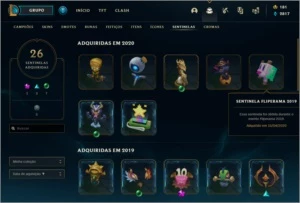 Conta LOL, 197 Skins, WW cinzento, Rammus Rei! Plat 3 TFT - League of Legends