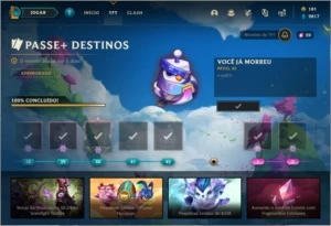 Conta LOL, 197 Skins, WW cinzento, Rammus Rei! Plat 3 TFT - League of Legends
