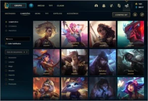 Conta LOL, 197 Skins, WW cinzento, Rammus Rei! Plat 3 TFT - League of Legends
