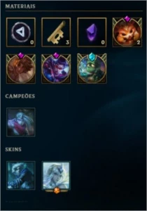 Conta LoL - Prata V | 59 Campeões &¨15 Skins - League of Legends