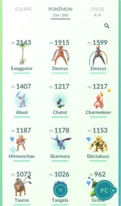 Conta com 2 deoxys e 1 ditto sortudo - Pokémon