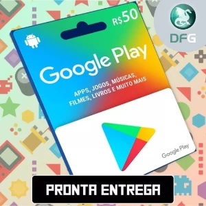 🎮 Gift Card Google Play de 50 R$ 🎮 - Gift Cards