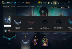 Prata 2 com 115 Champs e 18 Skins