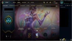 CONTA  SMURF LOL  UNRANKED L 30 - League of Legends